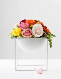 Stor Kubus Skål, hvid fra Audo Copenhagen