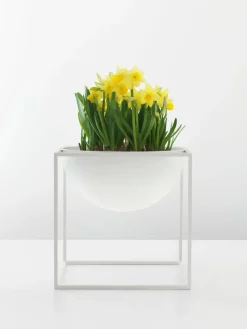 Stor Kubus Skål, hvid fra Audo Copenhagen