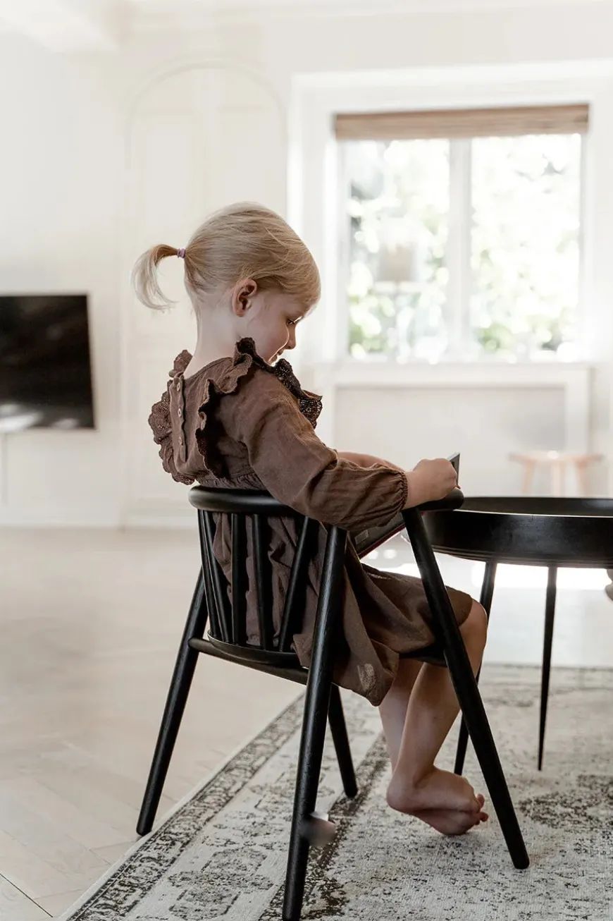 Storm Børnestol, sortlakeret eg fra Oaklings