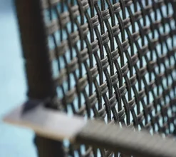 Straw Stol med Armlæn, rope fra Cane-line