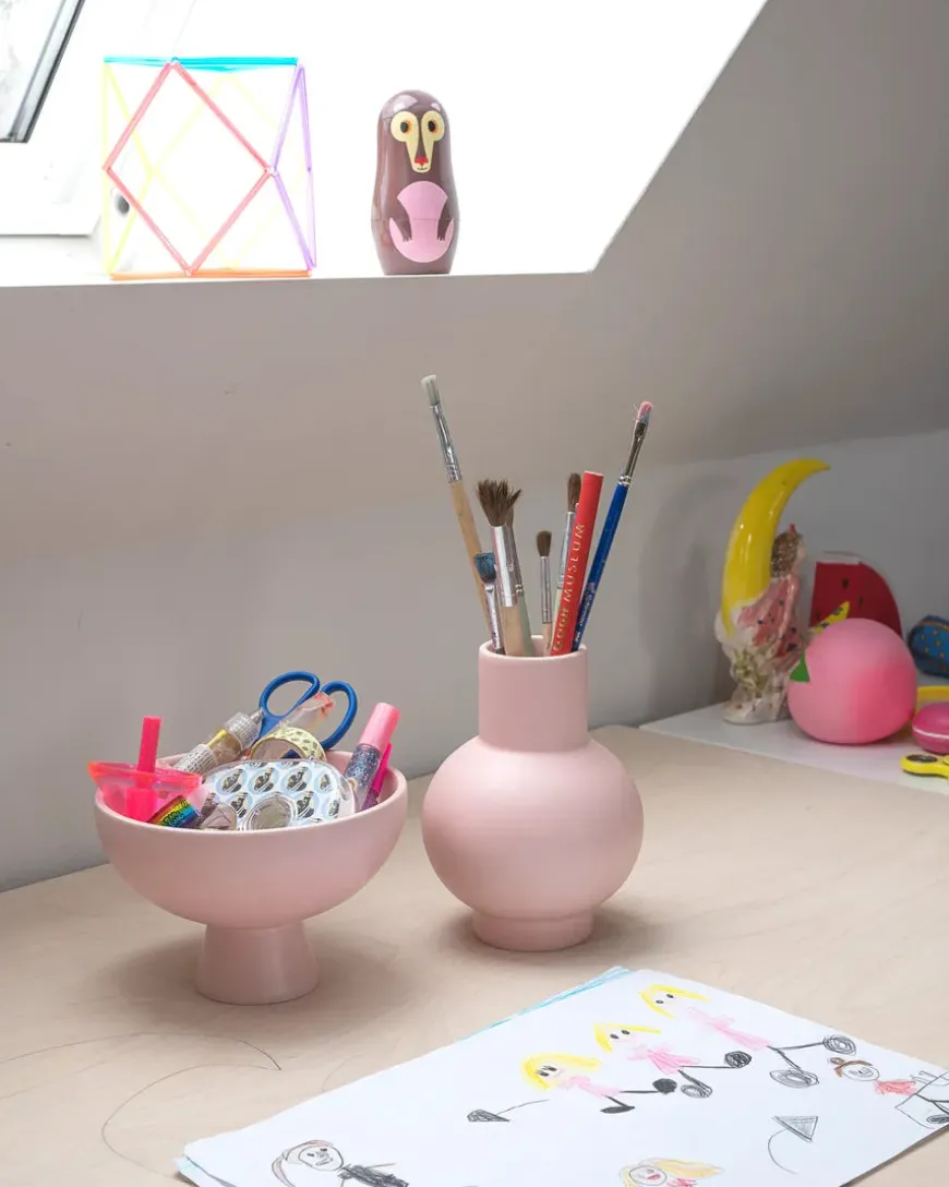 Strøm Skål, coral blush fra raawii