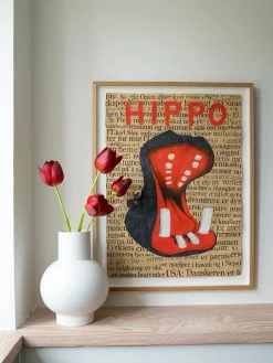 Strøm Vase, vaporous grey fra raawii