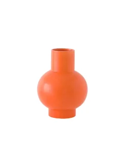Strøm Vase, vibrant orange fra raawii