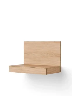 Tana Wall Mounted Desk, oak fra New Works