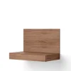 Tana Wall Mounted Desk, walnut fra New Works