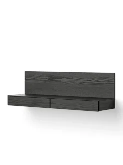 Tana Wall Mounted Media Module, oak fra New Works