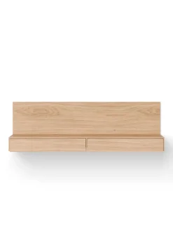 Tana Wall Mounted Media Module, walnut fra New Works