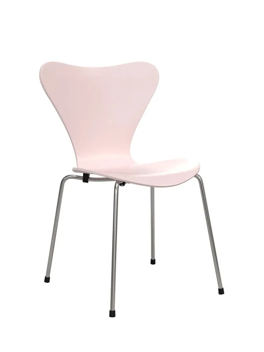 70th Anniversary Edition 3107 Spisebordsstol, 7:14 AM Beige af Arne Jacobsen