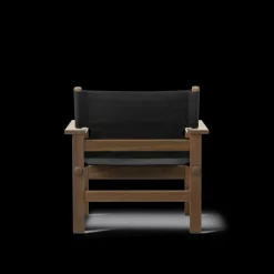 The Canvas Chair, lys olieret eg natur canvas af Børge Mogensen