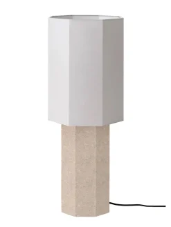 The Eight Over Eight Lamp Large, white marble fra Louise Roe