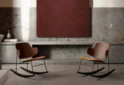 The Penguin Rocking Chair, Læder fra Audo Copenhagen