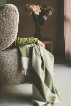 The Sweater Plaid, blue fra Silkeborg Uldspinderi