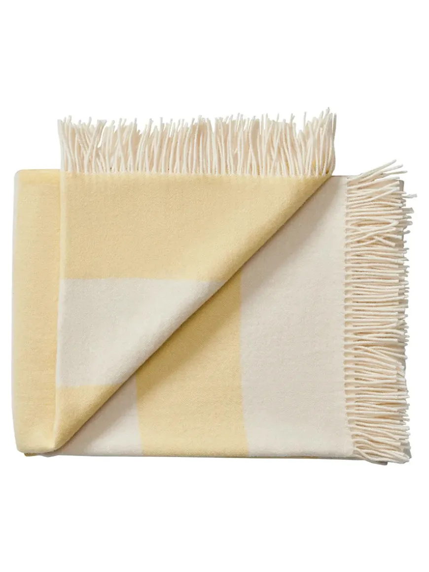 The Sweater Plaid, yellow fra Silkeborg Uldspinderi