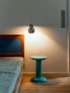 Thing Sidebord/Skammel, turquoise fra raawii