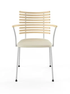 Tiger Armstol, creme læder fra Naver Collection