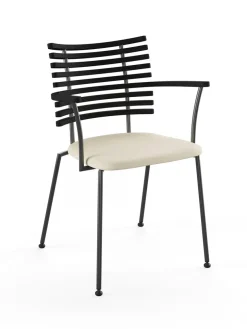 Tiger Armstol, creme læder fra Naver Collection