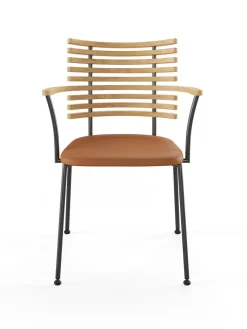 Tiger Armstol, creme læder fra Naver Collection