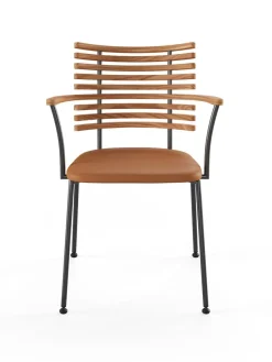 Tiger Armstol, creme læder fra Naver Collection