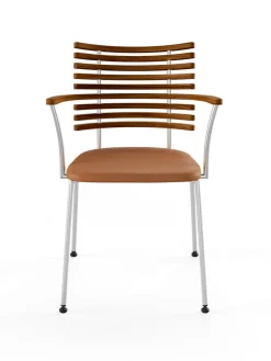 Tiger Armstol, creme læder fra Naver Collection