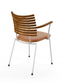 Tiger Armstol, creme læder fra Naver Collection