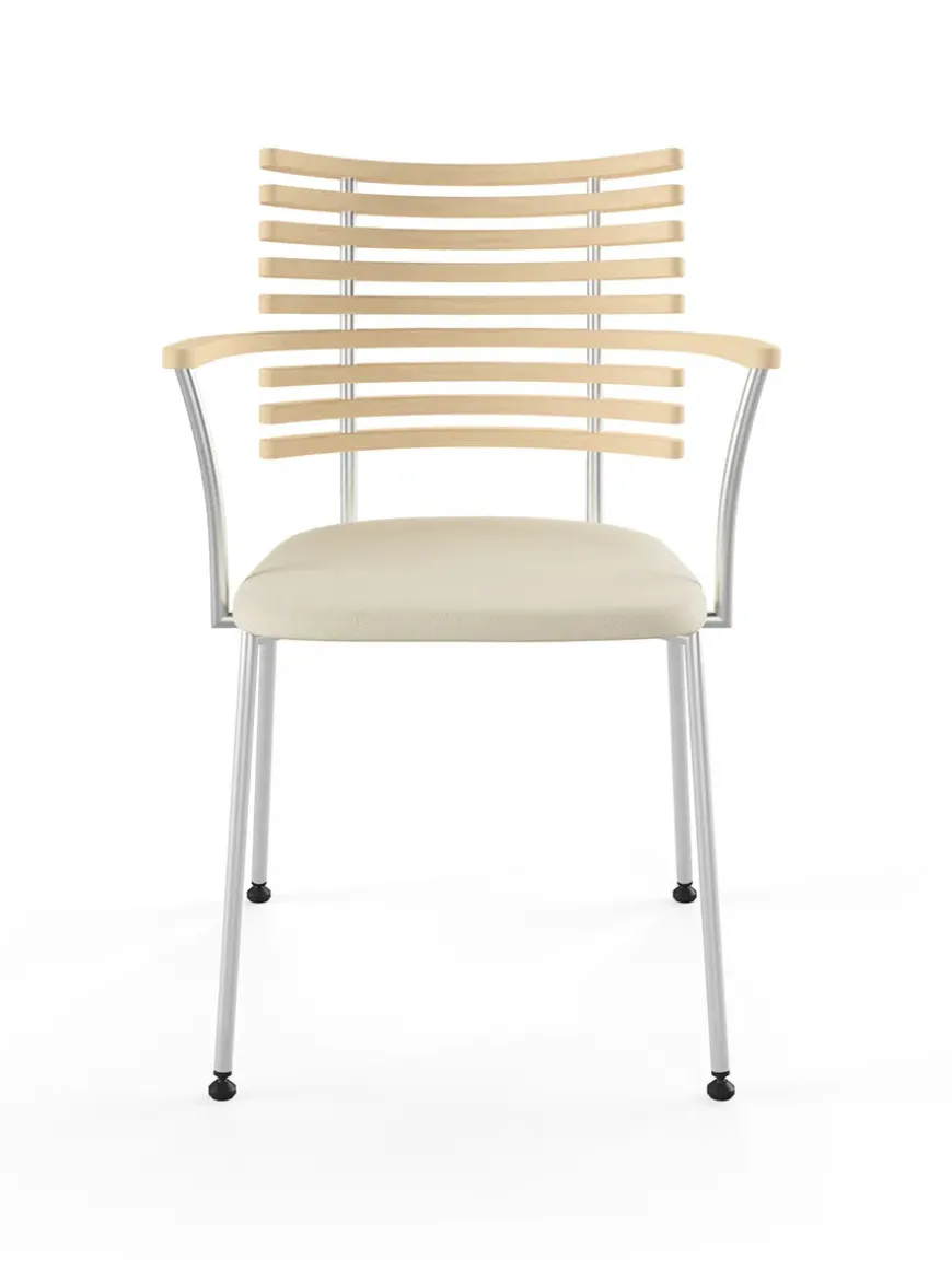 Tiger Armstol, sort læder fra Naver Collection