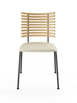 Tiger Stol, creme læder fra Naver Collection