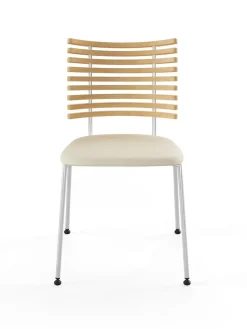 Tiger Stol, creme læder fra Naver Collection