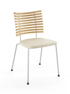 Tiger Stol, creme læder fra Naver Collection