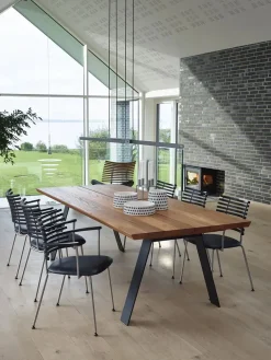 Tiger Stol, creme læder fra Naver Collection