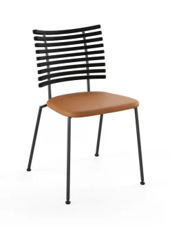 Tiger Stol, creme læder fra Naver Collection