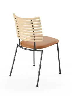 Tiger Stol, creme læder fra Naver Collection