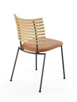 Tiger Stol, creme læder fra Naver Collection