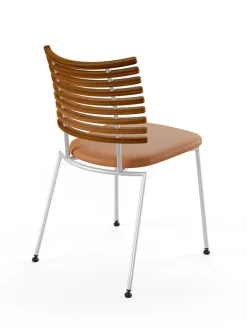 Tiger Stol, creme læder fra Naver Collection