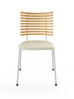 Tiger Stol, creme læder fra Naver Collection