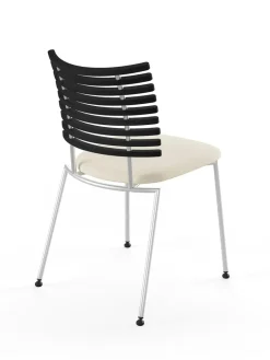 Tiger Stol, sort læder fra Naver Collection