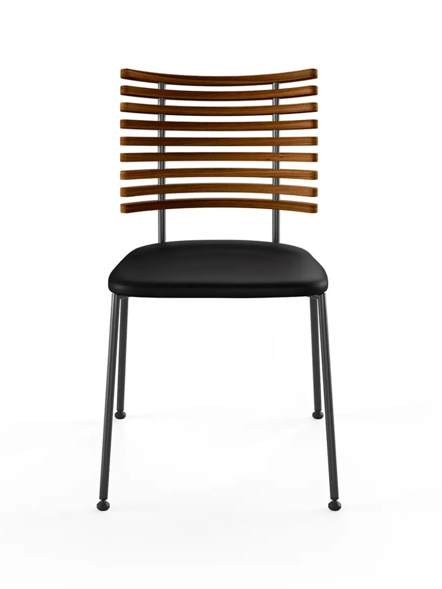 Tiger Stol, sort læder fra Naver Collection