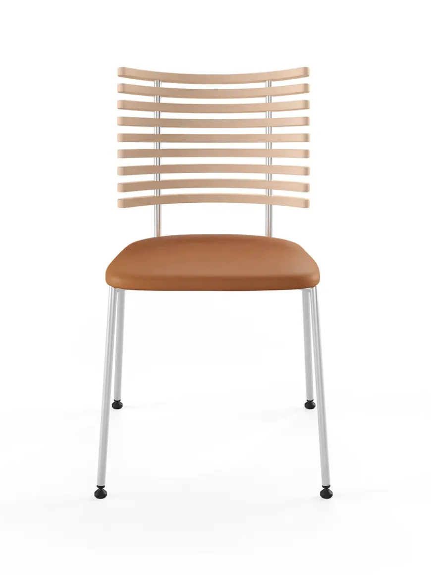 Tiger Stol, sort læder fra Naver Collection