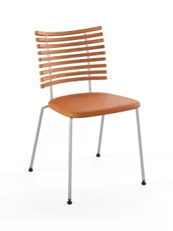 Tiger Stol, sort læder fra Naver Collection