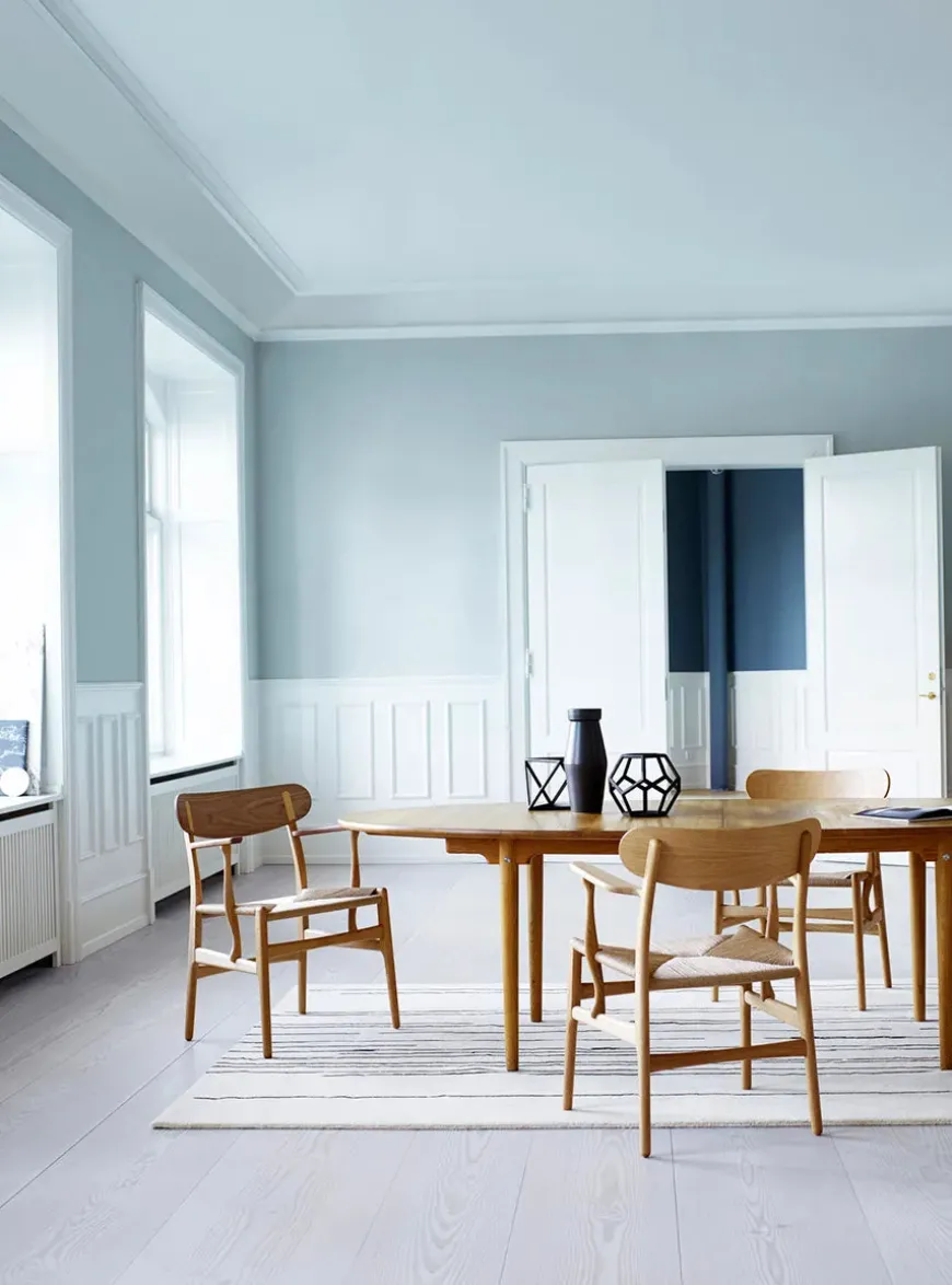 Tillægsplade til CH338/CH339 borde af Hans J. Wegner