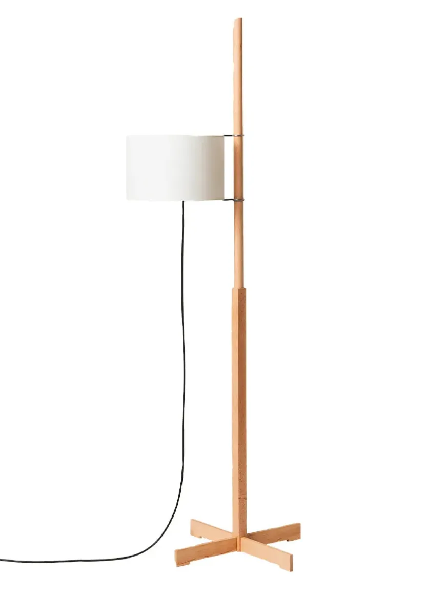 TMM Gulvlampe, bøg fra Santa and Cole