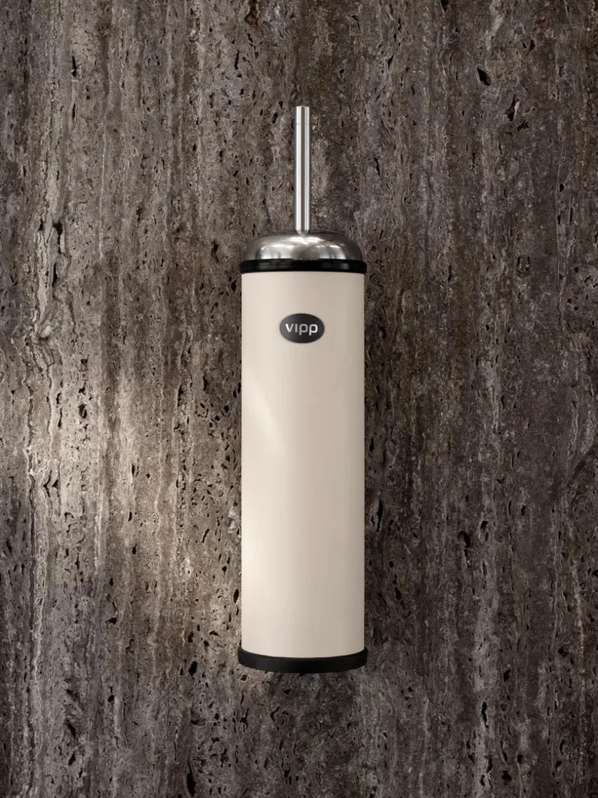 Toiletbørste, væg, sort fra Vipp