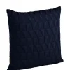 Trapez Pude 50x50 i midnight blue af Arne Jacobsen