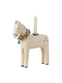 Træhest Lysestage, lille fra Maileg