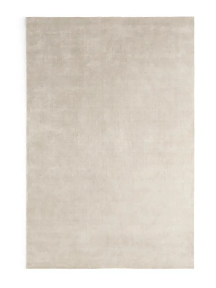 Uld/bambustæppe, Light Grey fra Vipp