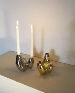 Unity Candleholder, silver fra Hein Studio