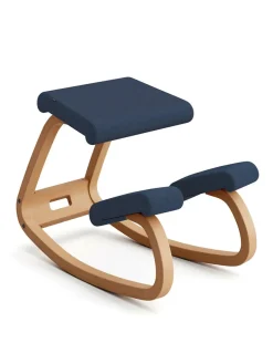 Variable balans stol, dark brown wood/revive 194 fra Variér