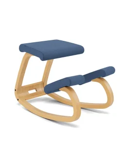 Variable balans stol, dark brown wood/revive 194 fra Variér