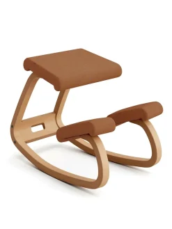 Variable Balans Stol, light brown wood fra Variér