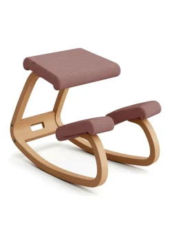 Variable Balans Stol, light brown wood fra Variér