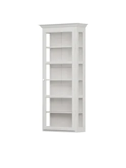 Væghængt Vitrineskab Classic V4, sort fra Lindebjerg Design